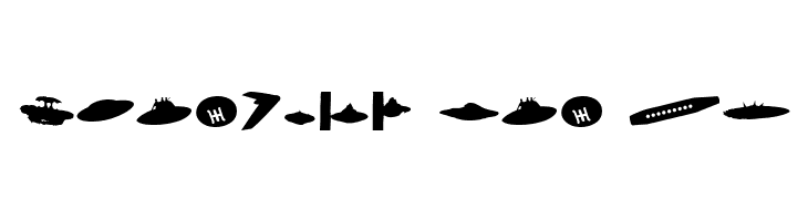 UFOnt51Silhouette  Free Fonts Download