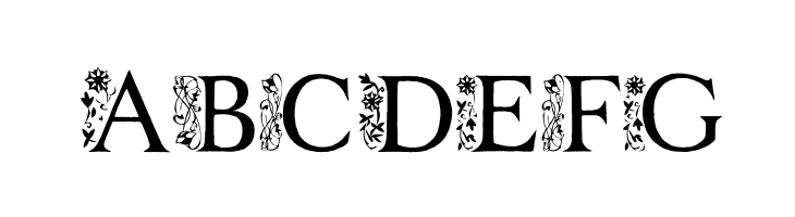 FLOWER GARDEN  Free Fonts Download