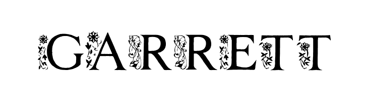 FLOWER GARDEN  Free Fonts Download