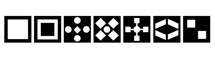 Square Things  Free Fonts Download