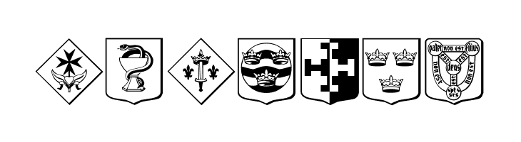 Christian Icons C SaintsAtoJ  Free Fonts Download