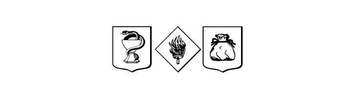 Christian Icons C SaintsAtoJ  Free Fonts Download