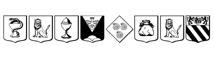 Christian Icons C SaintsAtoJ  Free Fonts Download