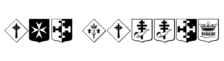 Christian Icons C SaintsAtoJ  Free Fonts Download