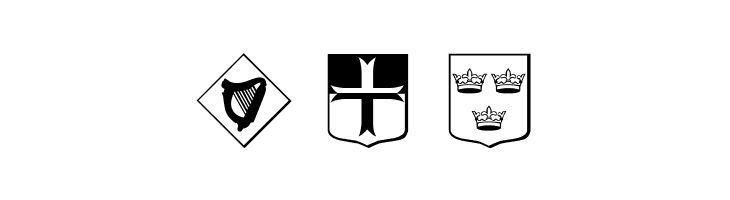 Christian Icons C SaintsAtoJ  Free Fonts Download