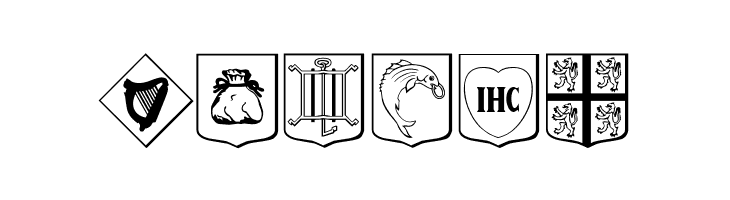 Christian Icons C SaintsAtoJ  Free Fonts Download