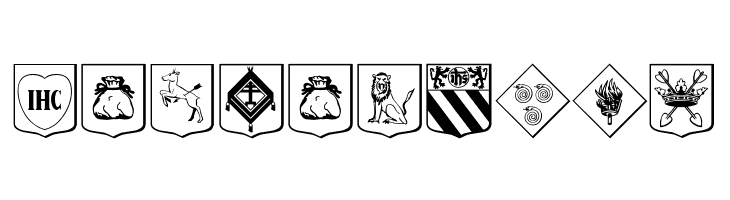 Christian Icons C SaintsAtoJ  Free Fonts Download