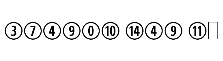 CombiNumeralsLtd  Free Fonts Download