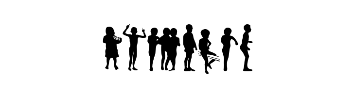 Afrika Children A Rural  Free Fonts Download