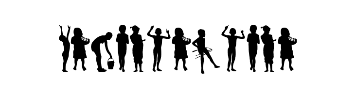 Afrika Children A Rural  Free Fonts Download