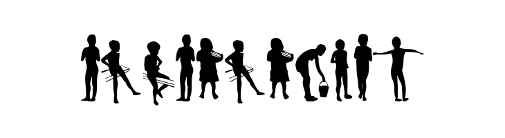 Afrika Children A Rural  Free Fonts Download