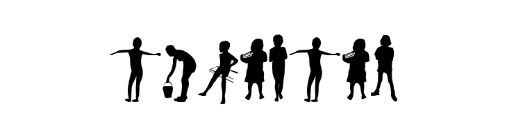 Afrika Children A Rural  Free Fonts Download