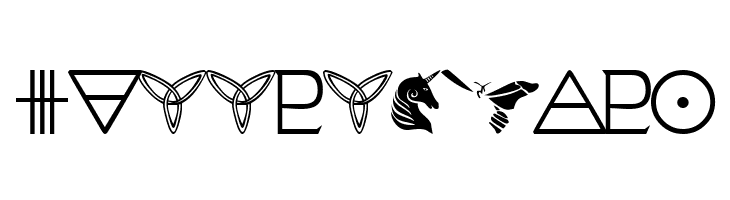 101! Celtic Astrologer  Free Fonts Download