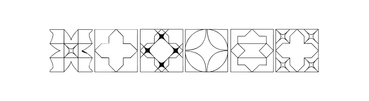 Formas geometricas 2  Free Fonts Download