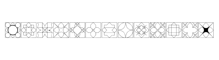 Formas geometricas 2  Free Fonts Download