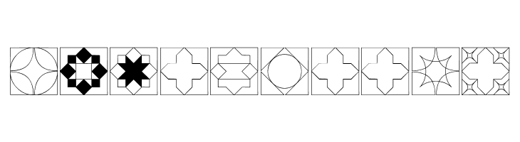 Formas geometricas 2  Free Fonts Download