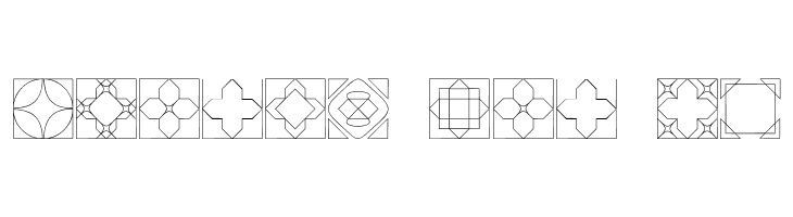 Formas geometricas 2  Free Fonts Download