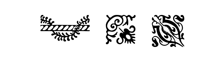 ACaslonOrnamentsModified  Free Fonts Download