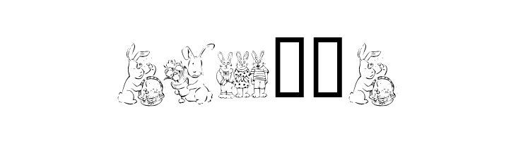 KR Easter Dings  Free Fonts Download