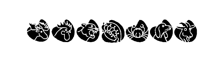 KR Animal Dings  Free Fonts Download