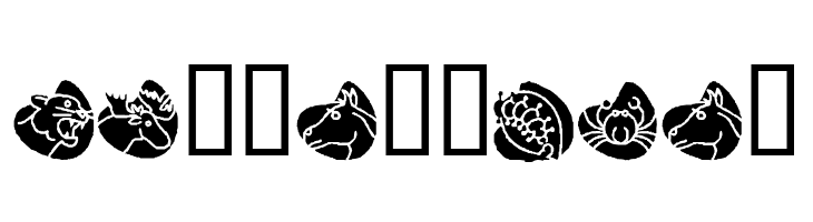 KR Animal Dings  Free Fonts Download