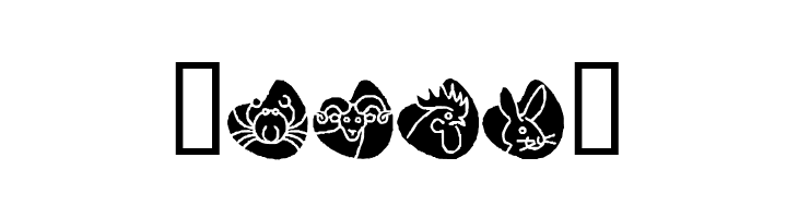 KR Animal Dings  Free Fonts Download