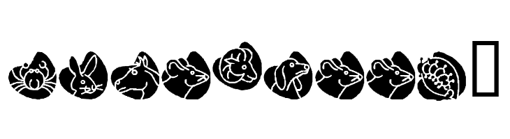 KR Animal Dings  Free Fonts Download