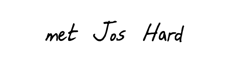 met%2BJos%2BHard funfont Font