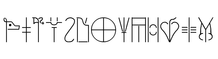 Linear-B  Free Fonts Download