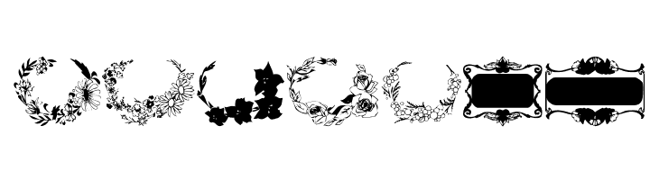 Floral Settings  Free Fonts Download