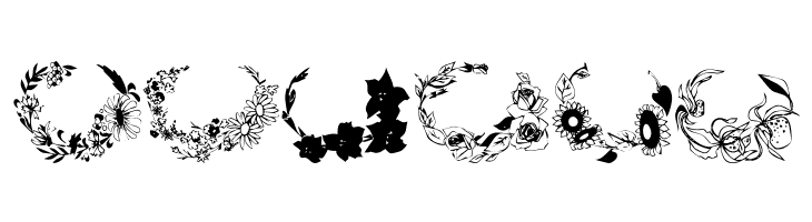 Floral Settings  Free Fonts Download