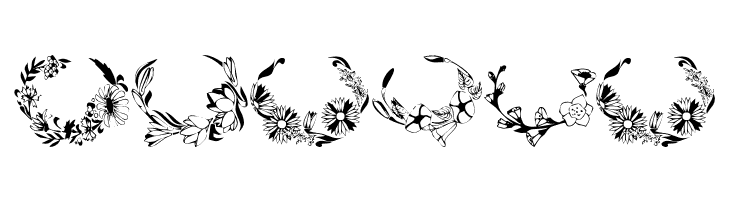Floral Settings  Free Fonts Download