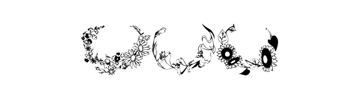 Floral Settings  Free Fonts Download