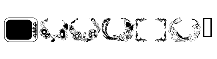 Floral Settings  Free Fonts Download