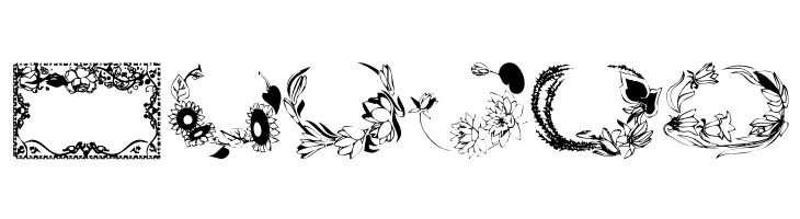 Floral Settings  Free Fonts Download