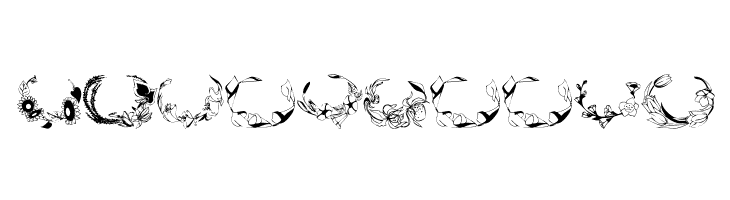 Floral Settings  Free Fonts Download