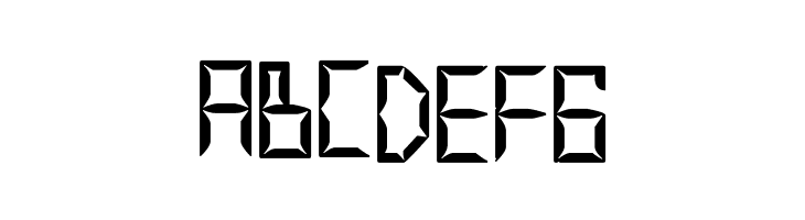 Legitimate Crystal Display  Free Fonts Download