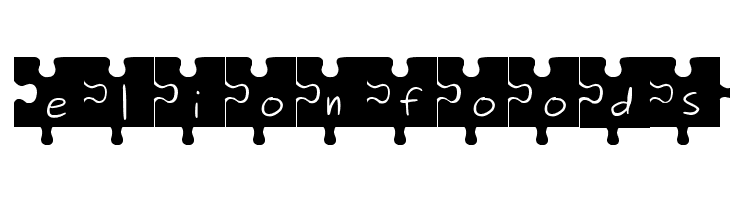 Jigsaw  Free Fonts Download