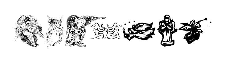 KR Christmas Angels  Free Fonts Download