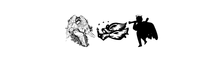 KR Christmas Angels  Free Fonts Download