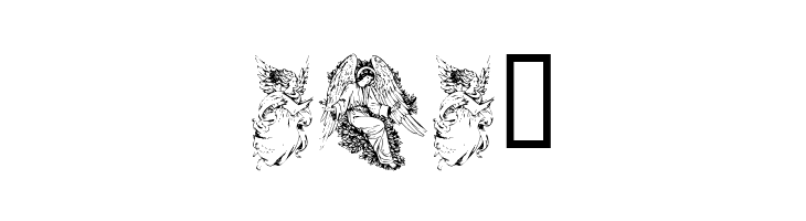 KR Christmas Angels  Free Fonts Download