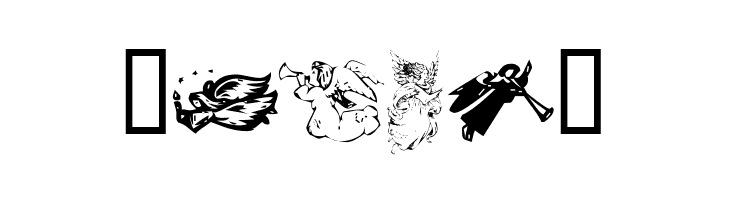 KR Christmas Angels  Free Fonts Download