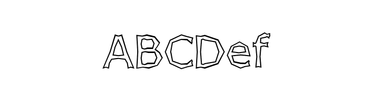 Chizzler Outline  Free Fonts Download