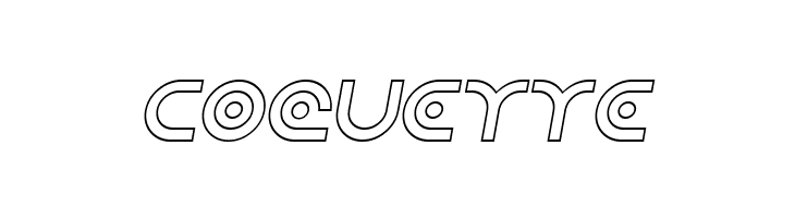 Planetary Orbiter Outline Italic  Free Fonts Download