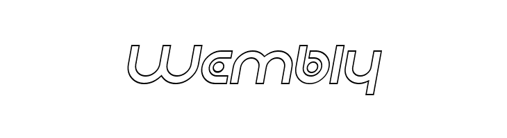 Planetary Orbiter Outline Italic  Free Fonts Download