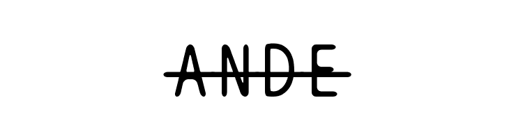 BPtypewriteStrikethrough  Free Fonts Download