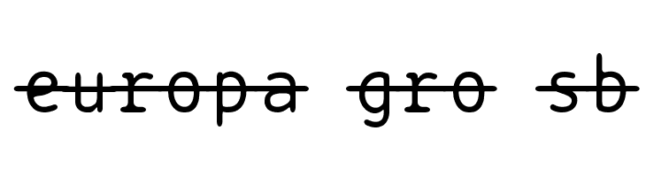 BPtypewriteStrikethrough  Free Fonts Download