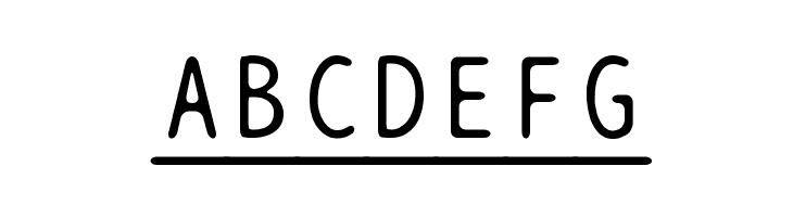BPtypewriteUnderscored  Free Fonts Download