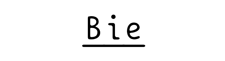 BPtypewriteUnderscored  Free Fonts Download