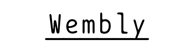 BPtypewriteUnderscored  Free Fonts Download